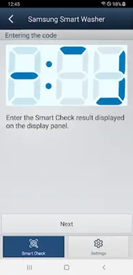 Samsung Smart Washer android App screenshot 2